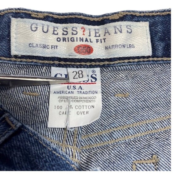 Guess Jeans Size 28 Vintage Ladies High Waist 1990s - Picture 4 of 8